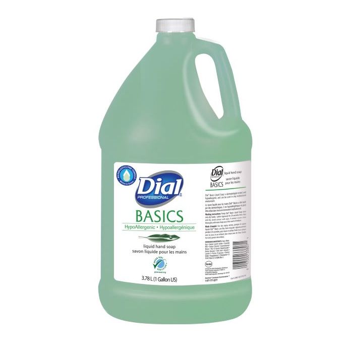 33809 Dial Basics Liquid  Hypoallergenic Hand Soap 