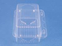 **USE PBH523** 36035 CLEAR
HINGED CONTAINER MEDIUM LOAF
500/CS