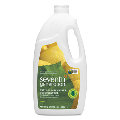 SEV22171CT Natural Automatic
Dishwasher Gel, Lemon, 42 oz
Bottle, 6/Carton