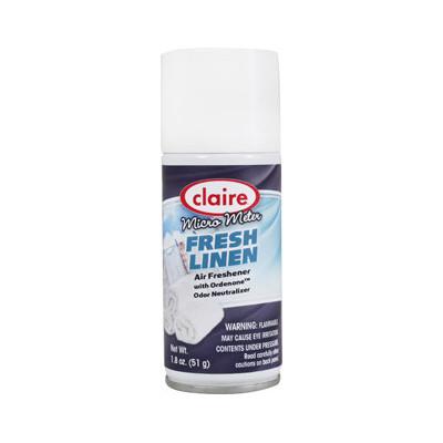 Claire 221 Fresh Linen Micro
Metered Air Freshener
12/1.8oz.