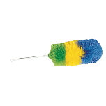 BWK-9442 MULTI-COLOR POLY WOOL  DUSTER METAL HDL 51&quot;to82&quot;