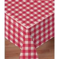 236414 50X108 RED CHECK TABLE
COVER LINEN-LIKE 24/CS 8108