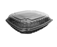 4659611 CC91011B CULINARY 
CLASSIC 9.5X10.5 HINGED LID 
CONTAINER BLACK BASE 100/CS