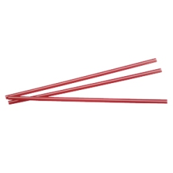 226R 7.5&quot; BLK/RED COFFEE  STIRRER 10M/CS 75RSS10/100 