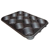 AMF-12NS MUFFIN PAN 12 CUP TIN PLATE 3 oz CUP