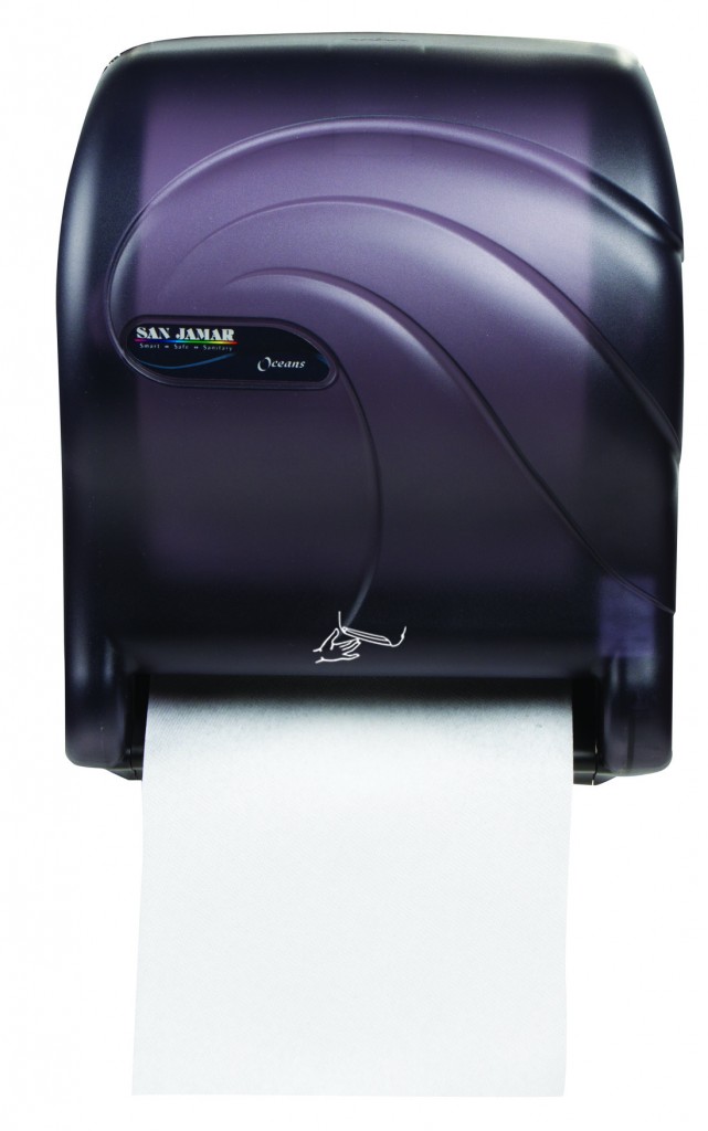 SAN T8490TBK Oceans Style
Smart Essence Touchless Roll
Towel Dispenser Black 