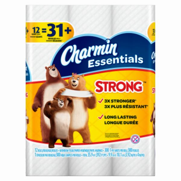 **** USE TT76556 ****
96894 Charmin Essentials 2PLY 
Toilet Tissue 300-Sheets 4PKS 
of 12 
