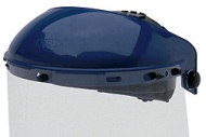 EC-103/2ELR1 Blue ratchet take-up faceshield headgear