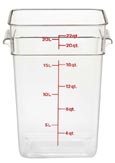 22SFSCW 22 QT CLEAR CAMSQUARE
CONTAINER