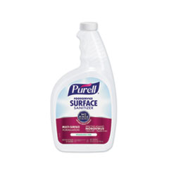 334106 Purell Foodservice 
Surface Sanitizer, Fragrance 
Free, Capped Bottle with Spray 
Trigger, 6 Bottles and 2 Spray 
Triggers/Carton
NOTE: SMALLER PACK SIZE