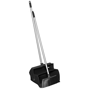 62509 Lobby Dustpan w/Broom -
Black