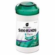 NIC P43572 Sani Hands Instant Hand Sanitizing Wipes 12/cs