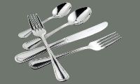 0036-05 DINNER FORK DELUXE PEARL 18/8 XHW SOLD BY THE DZ