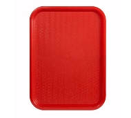 FFT-1418R FAST FOOD TRAY RED 14&quot;X 18&quot; SOLD 1/EACH