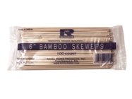 BA6/R806 6&quot; BAMBOO SKEWER 16/100 BX