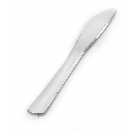 Silver Plastic Cutlery #707 Knives, Bulk 600/Case