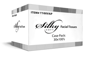 SCH30100 SOCIETY HILL SOFT  WHITE BOXED FACIAL TISSUE 